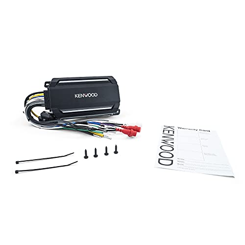 KENWOOD KAC-M5014 4-Channel Compact Digital Amplifier (600W) for Car, Marine, UTV & Motorsport Vehicles, Solid Corrosion-Resistant Aluminum Chassis, IPX6, IPX7 & IP6X Certified and Vibration-Proof KENWOOD KAC-M5014 4-Channel Compact Digital Amplifier (600W) for Car, Marine, UTV & Motorsport Vehicles, Solid Corrosion-Resistant Aluminum Chassis, IPX6, IPX7 & IP6X Certified and Vibration-Proof